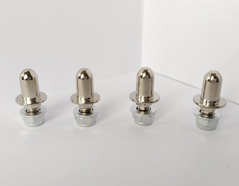 Universal Wheelchair footrest Hanger pinsReplacement Hanger PinLeg Rest PinWheelchair and Transport Wheelchair Parts Replacements 4 ea